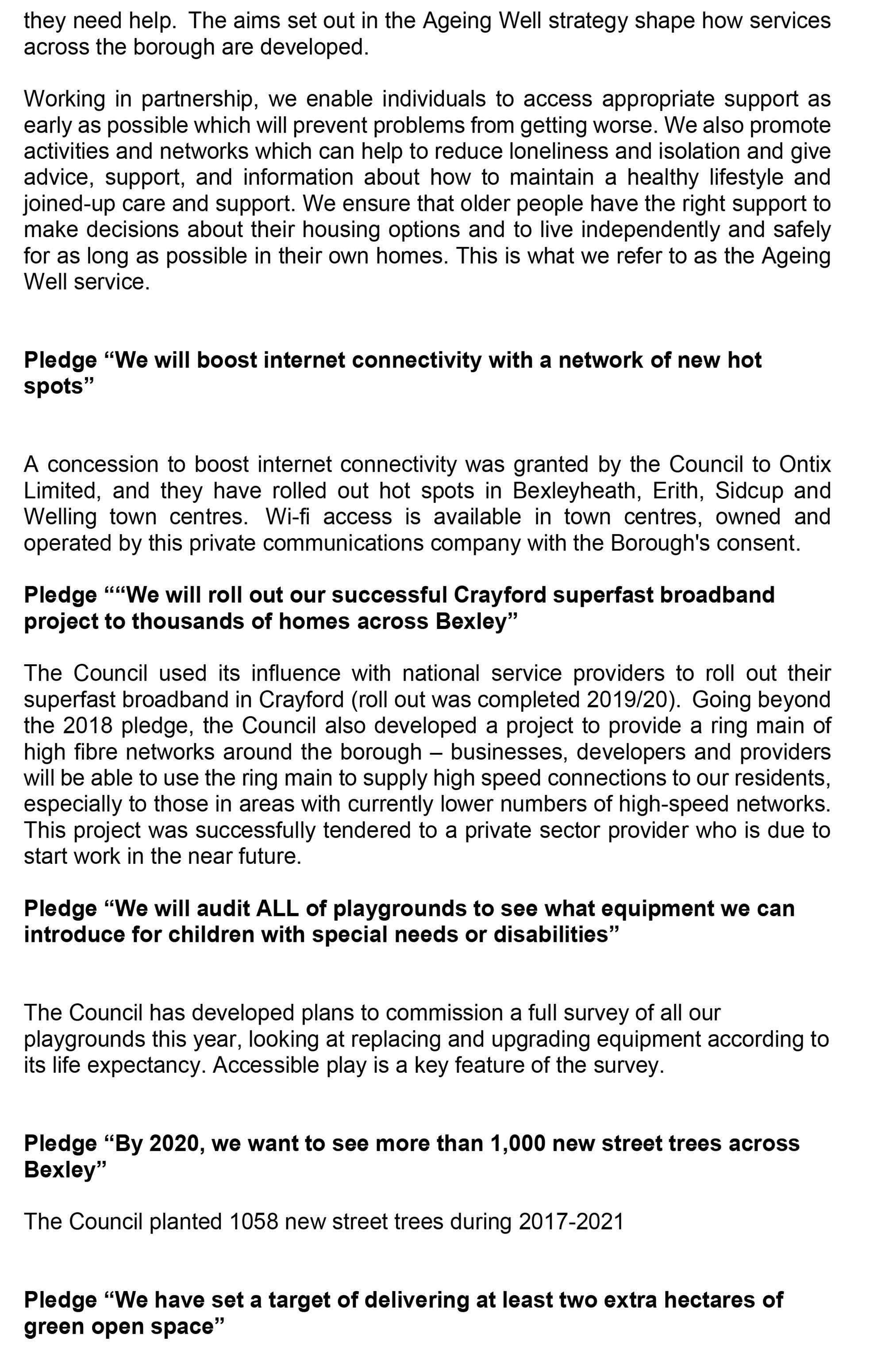 Reply from Deputy Director Corporate Services