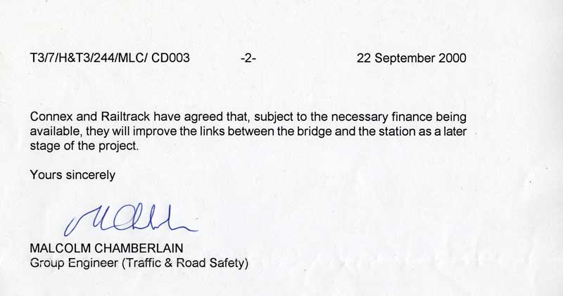 Bus lane letter