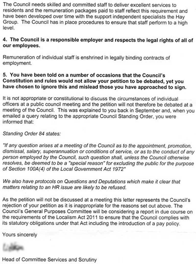 Petition rejection - Page 2