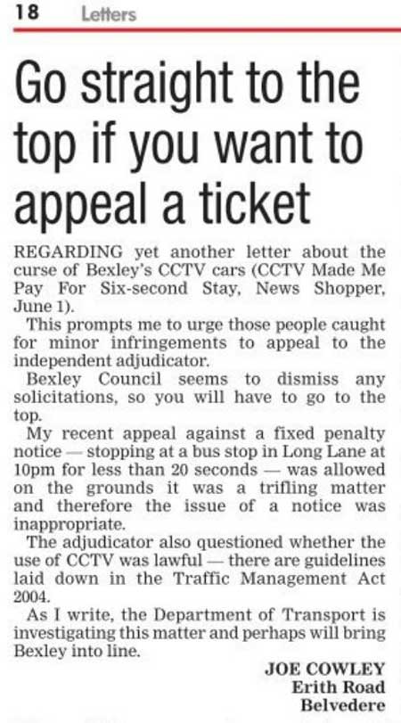 News Shopper letter
